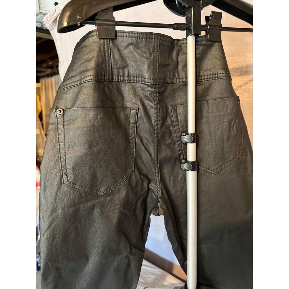 No Boundaries Faux Leather Stretch High Rise Skinny Jeans NWT s13 fits 12/14. - Picture 4 of 4